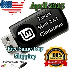 Linux Mint 22.1 Xia Cinnamon USB Drive – Premium Quality, Same-Day Shipping2025 picture