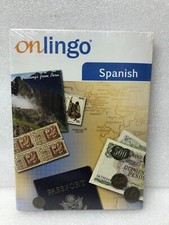 ONLINGO Spanish Level 1 Audio CD's & CD-ROM  - New Sealed Package  picture