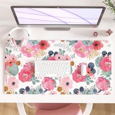 PU Leather Large Mouse Pad, Waterproof Desk Mat, 31.5