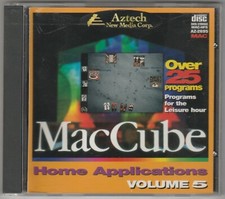 MacCube Home  Applications Volume 5 by Aztech New Media Corp for MAC 1995 ~ CD-R picture