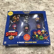 RARE NEW SEALED BRAWL STARS S1 FIGURES - 8 PACK DELUXE BOX - DAMAGED BOX  picture
