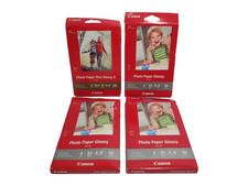 Canon 4x6 Glossy Photo Paper Lot PP-301 GP-701 250 Total Sheets Inkjet Sealed picture