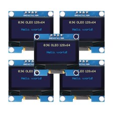 5 Pcs 0.96 Inch OLED I2C IIC Display Module, AYWHP 128x64 Pixel Serial Displa... picture