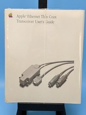 Apple Ethernet Thin Coax Transceiver Users Guide / Rare: 030-4005-A (NEW/SEALED) picture