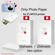 Photo Paper for HPRT MT53 Mini Printer, 2X3 Inch with Adhesive Backing, Shareabl picture