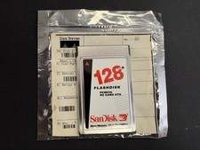 GENUINE NEW SANDISK CISCO APPROVED SDP3B-128 128MB 68 pin PCMCIA ATA FLASH CARD picture