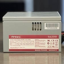 Antec BP500U Basiq Power 500 Watt ATX 12V Power Supply 80 Plus 100V-240V picture