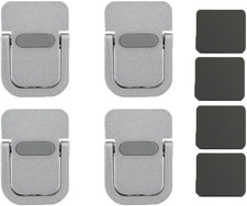 4 Pcs Keyboard Stand Riser, Self-Adhesive Portable Laptop Feet, Foldable Zinc Al picture