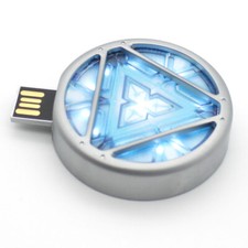 Iron Man ARC REACTOR USB Stick Silver Flash Drive Stick Mark Tony Stark  picture