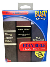 Old Testament Holy Bible A Complete Bible Resource 2.0 Blast Software CD-ROM picture