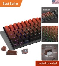 Minimalist 136-Key Gradient Red Keycaps for Mechanical Keyboards - OEM Profile picture