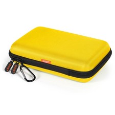 Bright Yellow Hard Shell Electronic Organizer Carrying Case,Large Storage picture