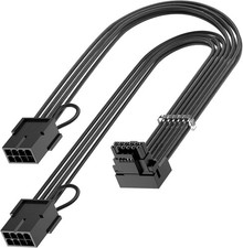 90° 12VHPWR GPU Cable RTX 4070 5070 Ti 5080 PCIe 5.0 16 Pin Adapter picture