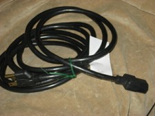 Power Cord for TV-Monitor-Computer (IEC), used, 12 foot picture