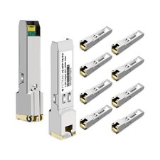 1000BASE-T SFP RJ45 Copper Transceiver Module Compatible with Fortinet FS-TRA... picture