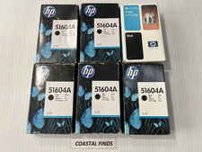HP 51604A Black Ink Cartridge Lot (6) OEM NEW Genuine Sealed Expired Dates picture
