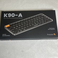 ProtoArc Backlit Compact Wireless Keyboard for Mac, K90-A Bluetooth Keyboard picture