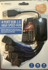VIBE Axcess 4-port USB 2.0 Genius Hub Expansion Splitter NEW picture