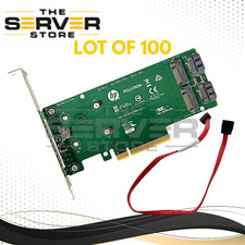 (LOT OF 100) HPE SATA M.2 ProLiant ML/DL Dual Drive PCIe Riser Card 759505-001 picture