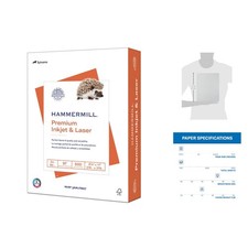 High-Quality 24lb Acid-Free Printer Paper, 500 Sheets - Bright White 8.5x11 Size picture