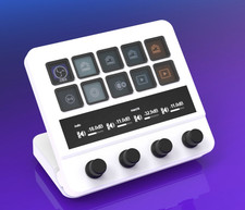 Stream Controller Customizable LCD Macro Keys Content Creator Streaming - White picture
