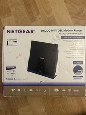 NETGEAR D6200 AC1200 Dual Band Gigabit WiFi DSL Modem Router - New In Box picture