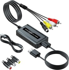 RCA Svideo to HDMI Converter, Support 4 : 3/16 : 9 Aspect Ratio Switch, Black  picture