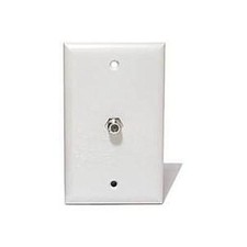 STEREN-CUSTOM INSTALL 200-251WH-10 10PK WHITE STANDARD TV WALL PLATE MOUNT W/F81 picture