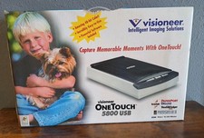 NIB 5800 Flatbed Scanner OneTouch 48-Bit Color, Photo Suite III SE-USB-Visioneer picture