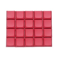 20Pcs PBT Keycap Set Mechanical Numeric Keypads for Keyboard Red picture