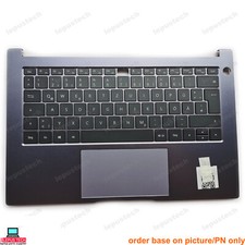HUAWEI Magicbook 14 NbB-WAH9P gray backlit German DE keyboard palmrest picture