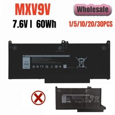 ✅LOT MXV9V Battery For Dell Latitude 5300 5310 7300 7400 E5300 E7300 E7400 60wh picture