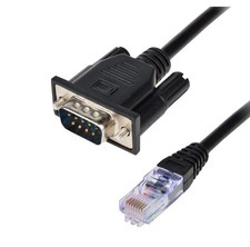 VEGA TECH POS CABLE DB9 RS232 male to RJ45 E189529 AWM 20251 60 ºC 8 Inches Long picture