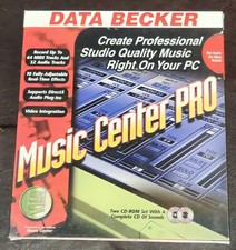 Vintage 2000 Data Becker Music Center Pro Software, Complete/Win 95/EUC picture