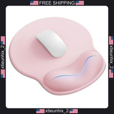 Ergonomic Large Mouse Pad with Wrist Rest, Non-Slip Rubber Base, 10.6x9 Inches picture