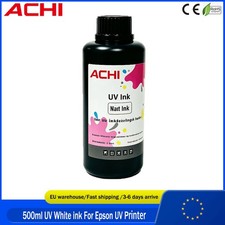 1*500ml UV White Ink High Opacity Underbase Vibrant Color Effect Epson 1390 L800 picture