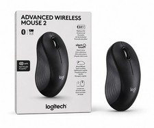 Logitech Advanced Wireless Mouse 2  Silent Touch Wireless Bluetooth NEW picture