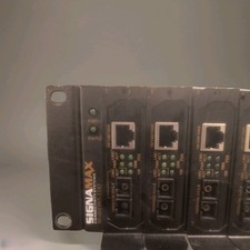Signamax 065-1185 16-Bay Rack Mount Media Converter Chassis Loaded w/ 16 Modules picture