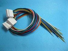 100 pcs 2510 Pitch 2.54mm 6 Pin Female Connector with 26AWG 300mm Leads Cable picture