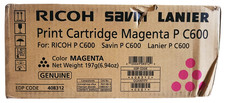 Ricoh Savin Lanier P C600 Magenta 408312 Print Cartridge With Deformed Box picture