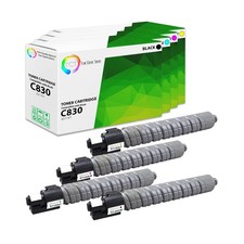 4Pk TCT Premium C830 BCMY for Ricoh Aficio SP C830 C831 Compatible Toner picture