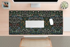 William Morris Desk Mat BLACKTHORN Victorian Botanical Mousepad in 3 sizes picture