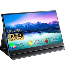 UPERFECT 4K Portable Monitor 15.6 Inch 3840x2160 HDMI Monitor PC Screen 600Nits picture