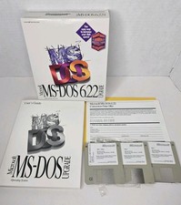 Microsoft MS-DOS 6.22 Upgrade Operating System 3.5