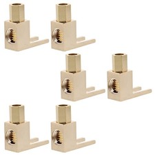 Durable Gold Copper Stereo Speaker Connector Screw Type Audio Wire Terminal picture