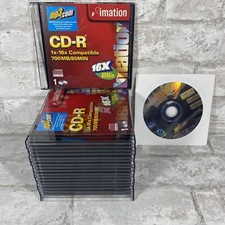 Imation CD-R 20 Pack 16x 80min /700MB 1x-16x Compatible Recordable Disc New READ picture