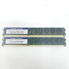 [Lot of 2] 4GB Super Talent DDR3-1333 VLP Desktop RAM W1333LB4GH (8GB Total) picture