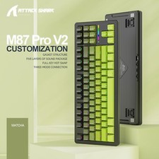 ATTACK SHARK M87PRO Wireless Mechanical Keyboard with Side Printed PBT Keycaps picture