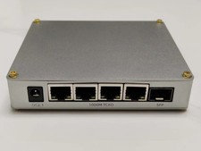 AIKAID TCXO HIFI Gigabit Network Switch 4-Port RJ45+1 SFP Audiophile picture