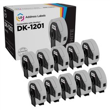 LD Compatible Brother DK-1201 10 Rolls of Address Labels P-Touch: QL-1050 picture